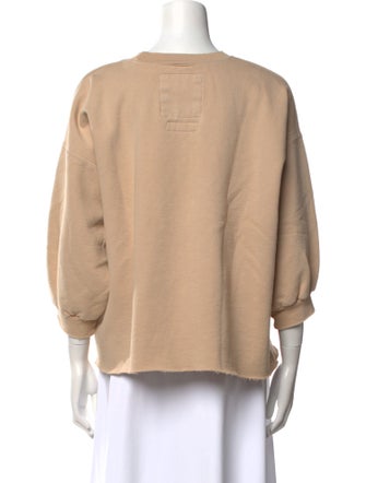 Rachel Comey Crew Neck Three-Quarter Sleeve Sweatshirt