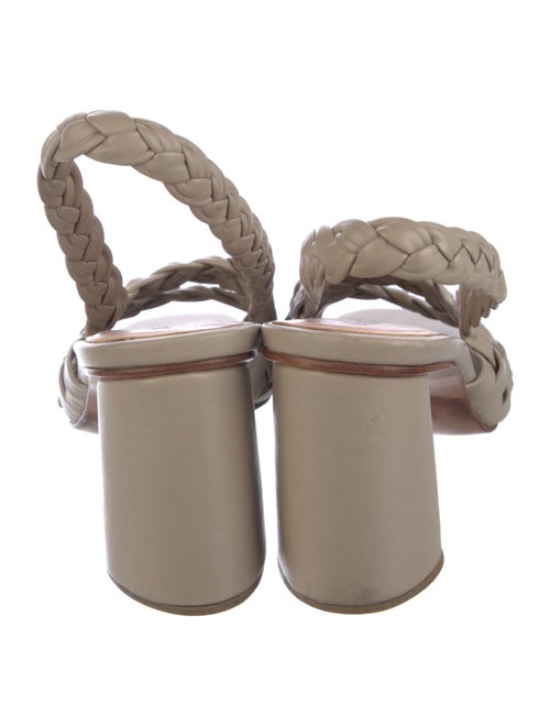 Rachel Comey Leather Braided Accents Slingback Sandals
