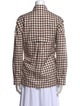 Rachel Comey Plaid Print Long Sleeve Button-Up Top