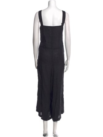 Rachel Comey Linen Square Neckline Jumpsuit
