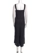 Rachel Comey Linen Square Neckline Jumpsuit
