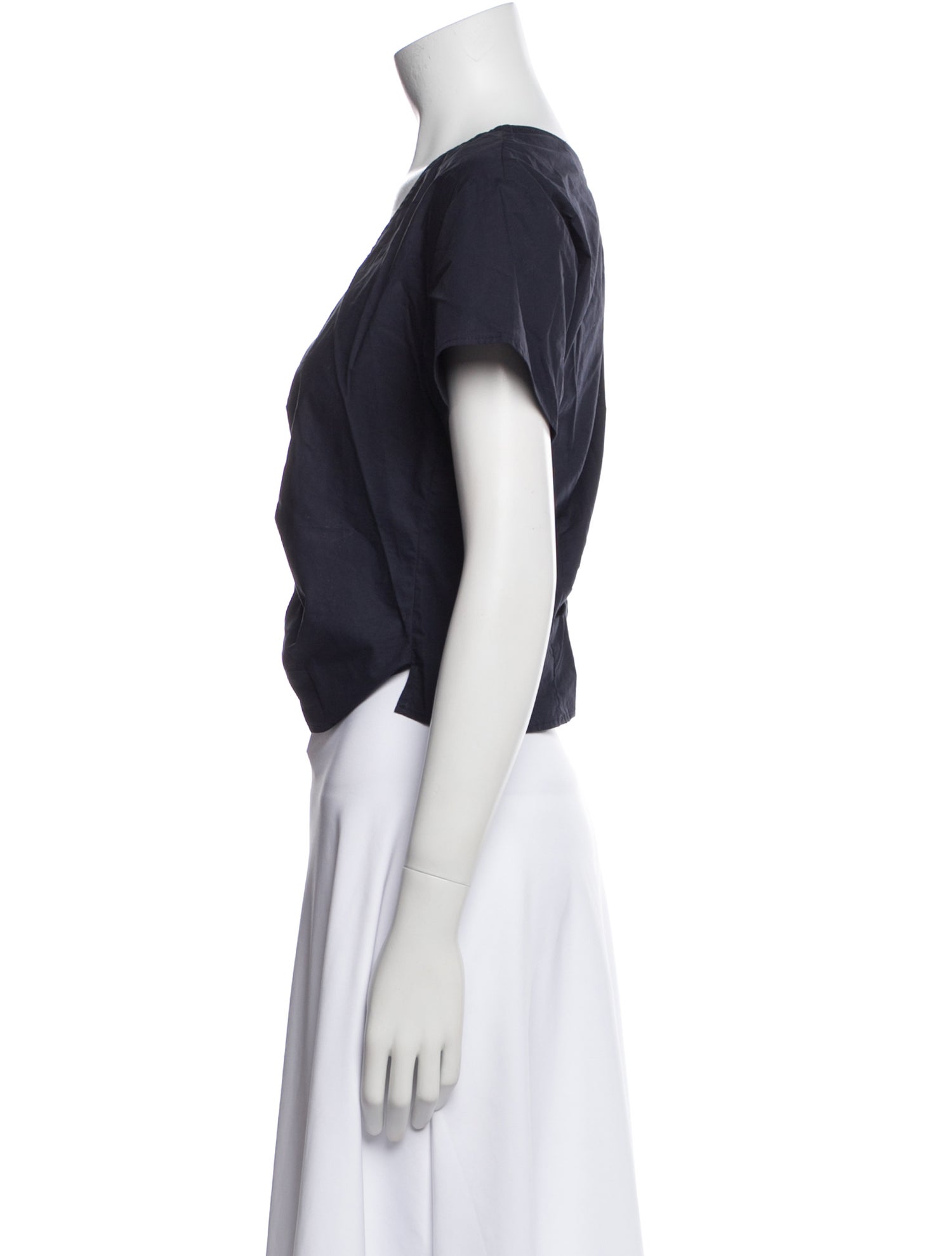 Rachel Comey V-Neck Short Sleeve Crop Top