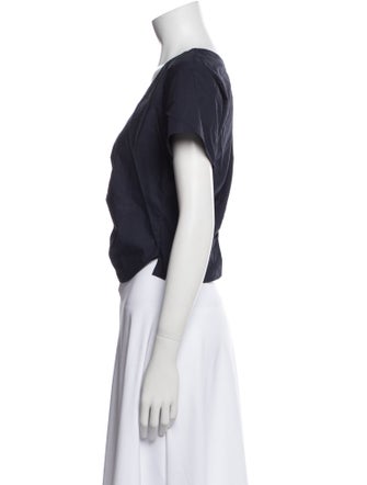 Rachel Comey V-Neck Short Sleeve Crop Top