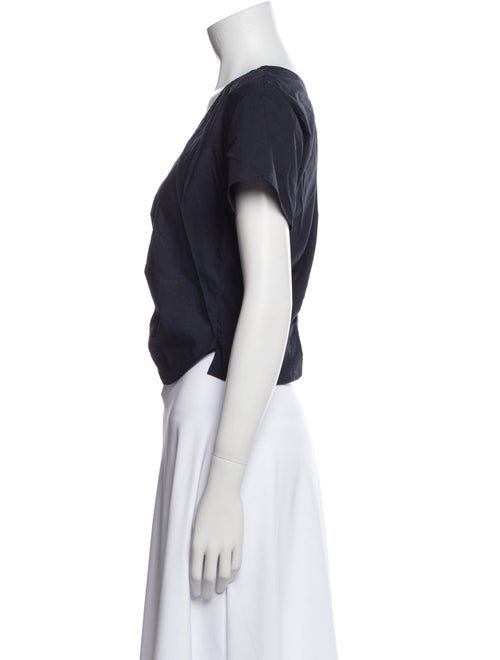 Rachel Comey V-Neck Short Sleeve Crop Top