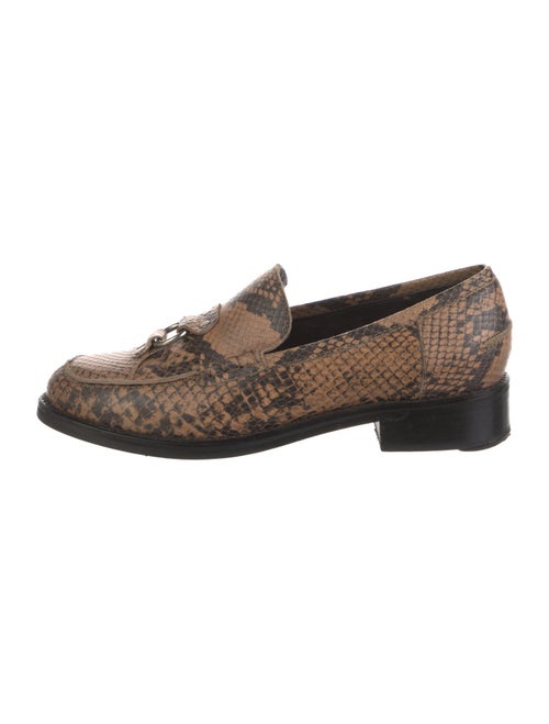 Rachel Comey Snakeskin Animal Print Loafers