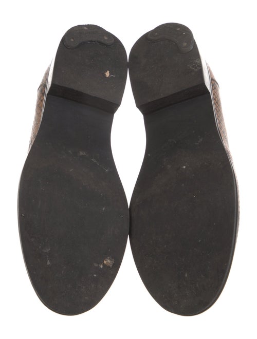 Rachel Comey Snakeskin Animal Print Loafers