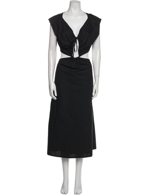 Rachel Comey V-Neck Midi Length Dress