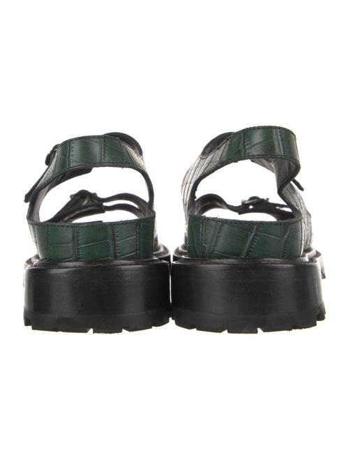 Rachel Comey Embossed Leather Slingback Sandals