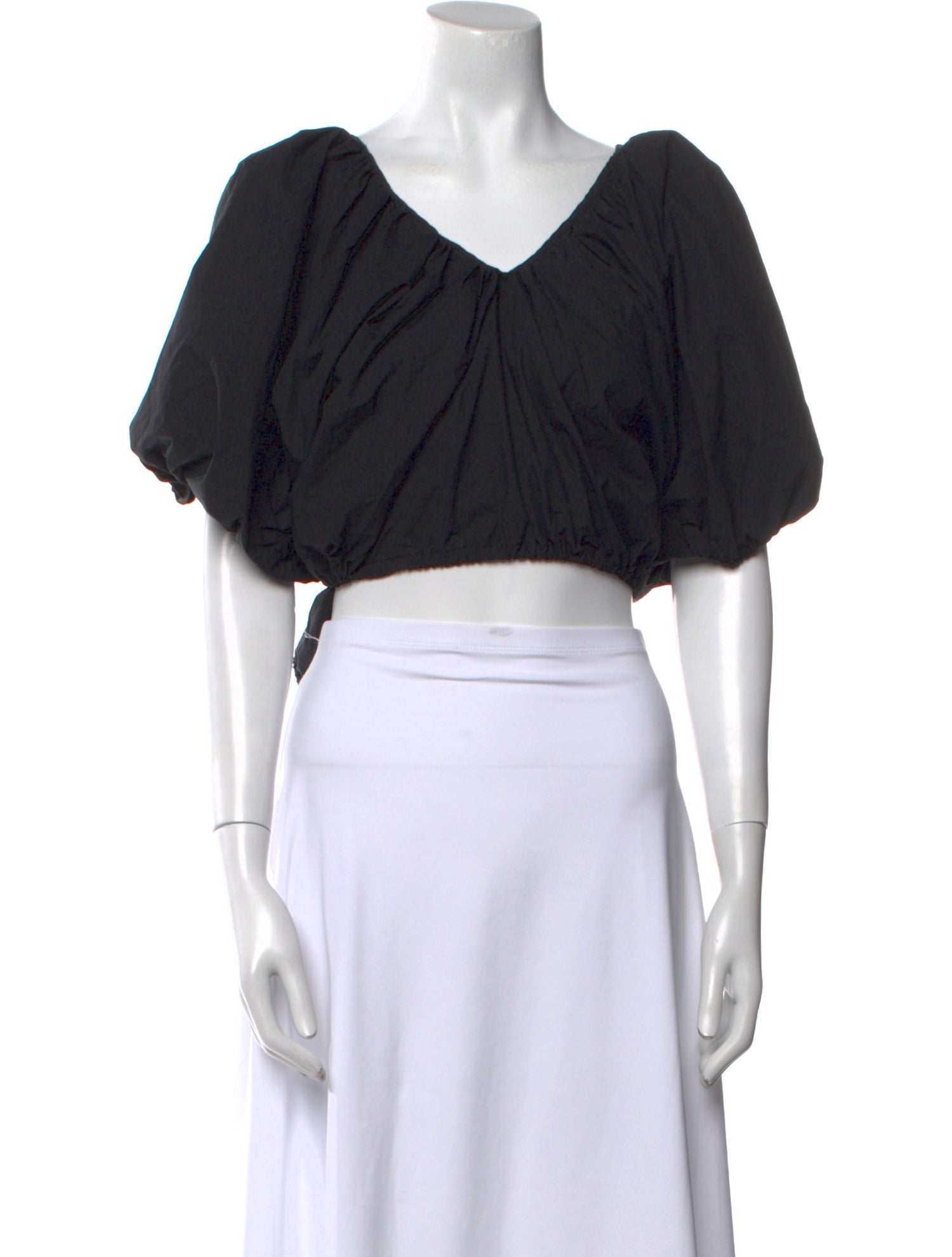 Rachel Comey V-Neck Short Sleeve Crop Top