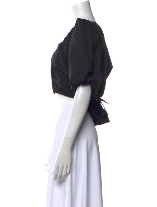 Rachel Comey V-Neck Short Sleeve Crop Top