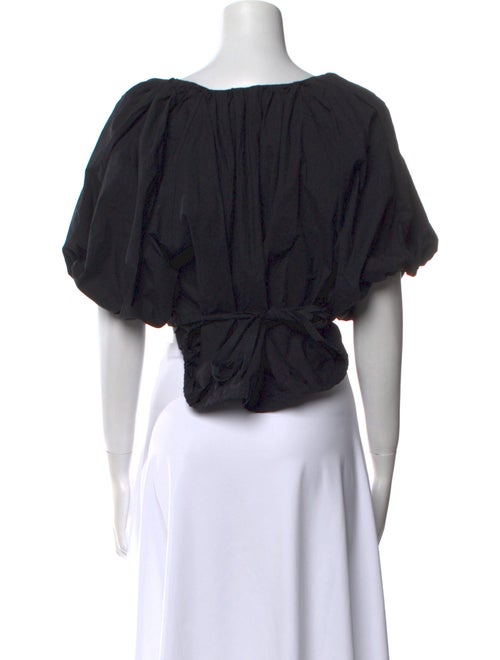 Rachel Comey V-Neck Short Sleeve Crop Top