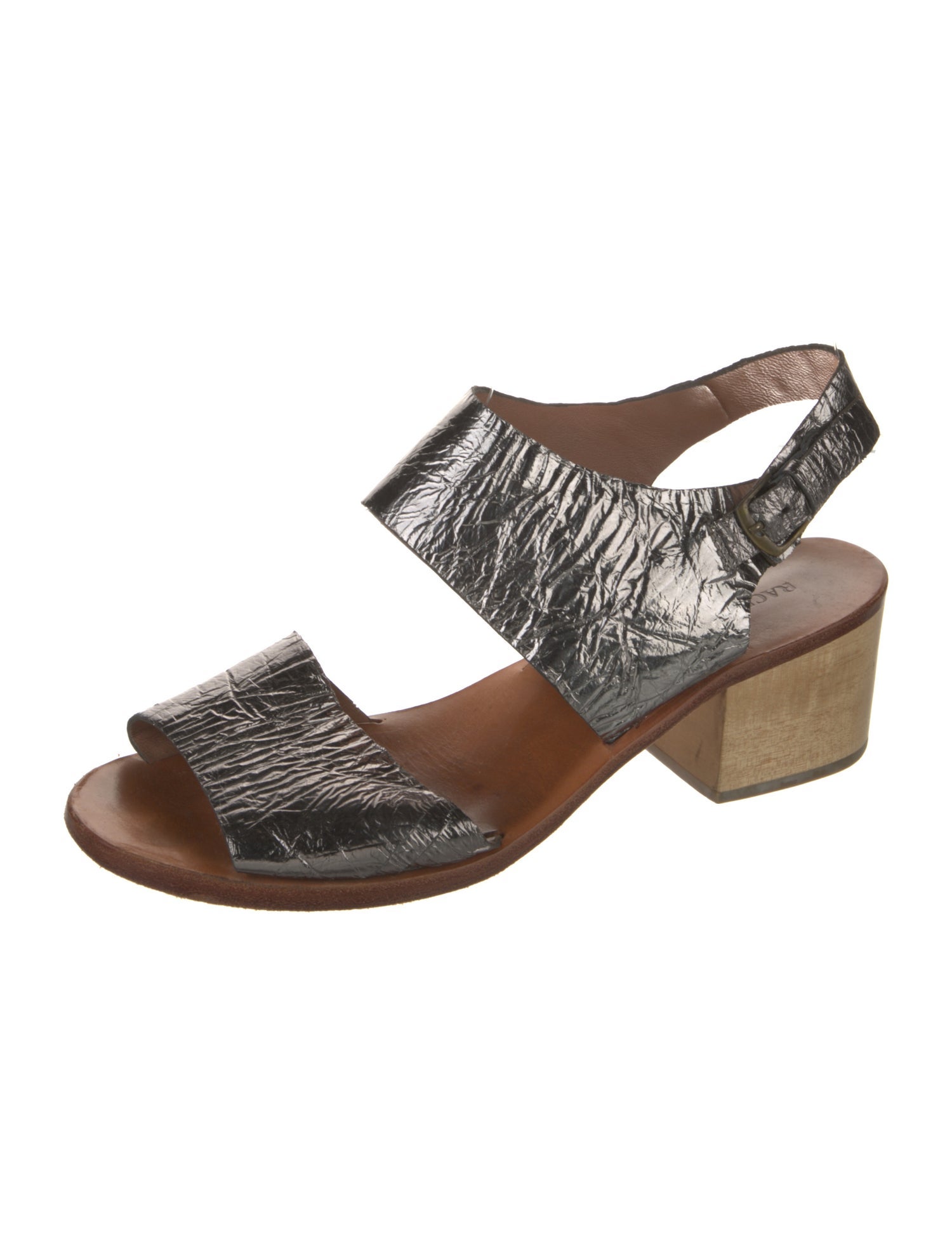 Rachel Comey Leather Animal Print Slingback Sandals