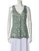 Rachel Comey Printed Scoop Neck Top