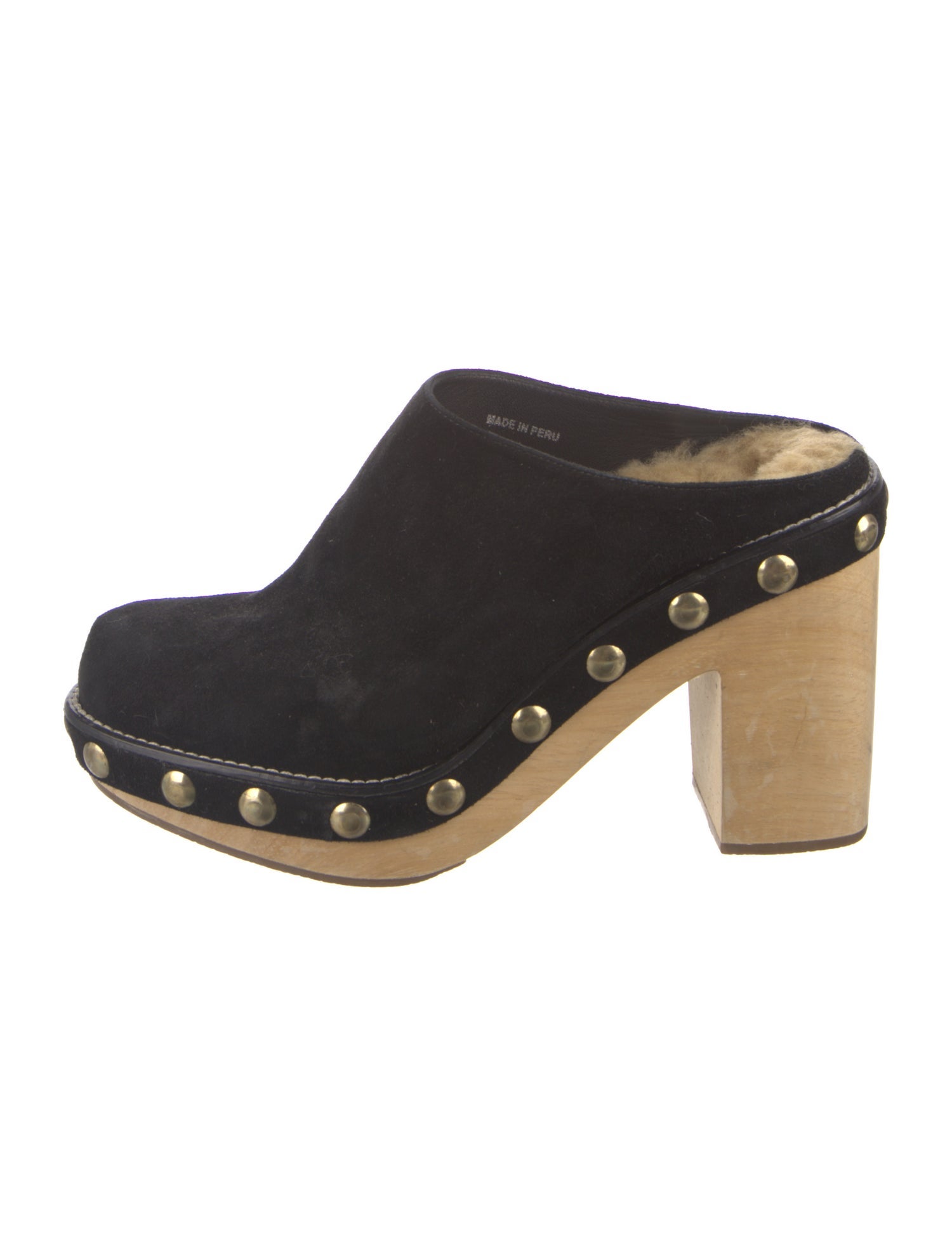 Rachel Comey Suede Studded Accents Mules