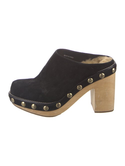 Rachel Comey Suede Studded Accents Mules