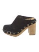 Rachel Comey Suede Studded Accents Mules