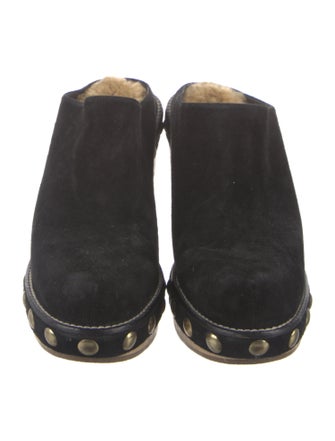 Rachel Comey Suede Studded Accents Mules