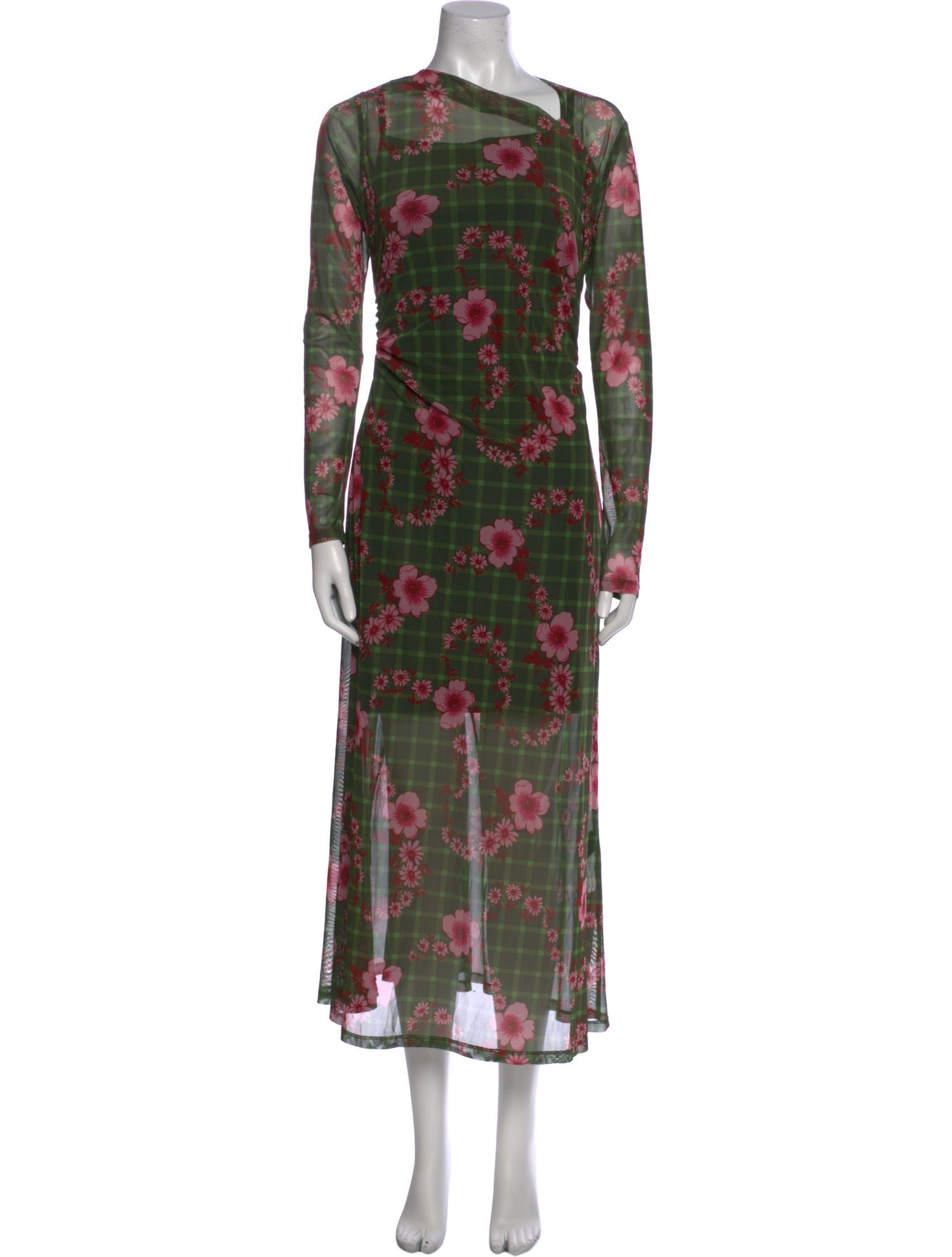 Rachel Comey Floral Print Knee-Length Dress