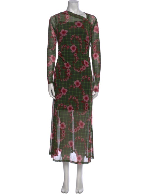 Rachel Comey Floral Print Knee-Length Dress
