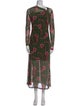 Rachel Comey Floral Print Knee-Length Dress