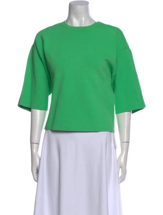 Rachel Comey Crew Neck Three-Quarter Sleeve Top