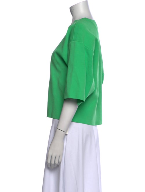 Rachel Comey Crew Neck Three-Quarter Sleeve Top