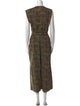 Rachel Comey Paisley Print V-Neck Jumpsuit