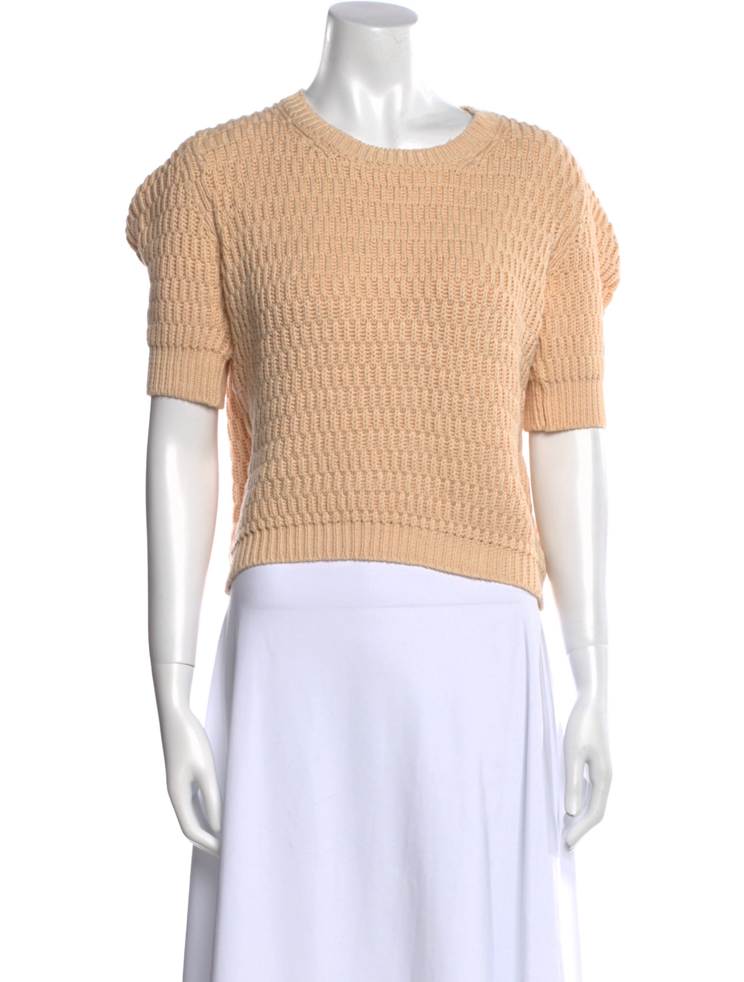 Rachel Comey Crew Neck Short Sleeve Crop Top