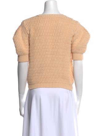 Rachel Comey Crew Neck Short Sleeve Crop Top