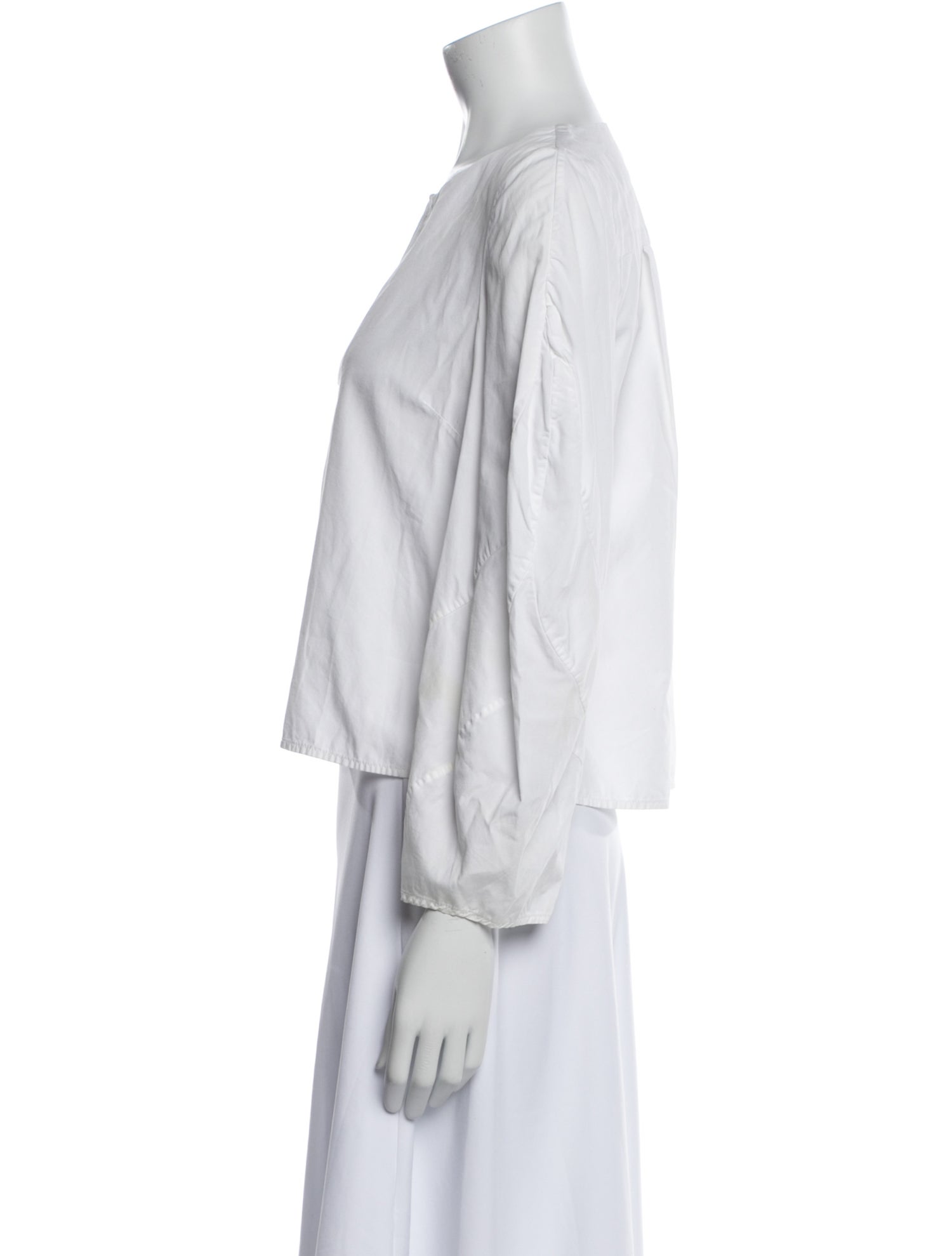 Rachel Comey V-Neck Three-Quarter Sleeve Blouse