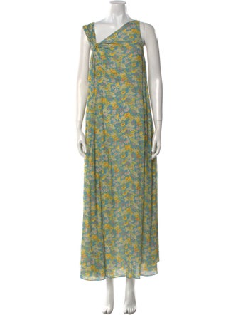 Rachel Comey Floral Print Long Dress