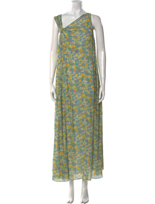 Rachel Comey Floral Print Long Dress