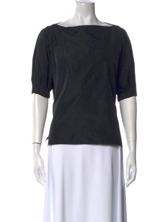 Rachel Comey Bateau Neckline Short Sleeve Top