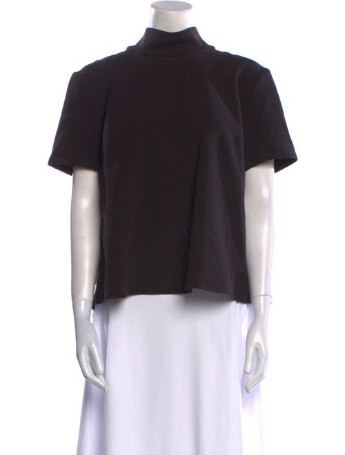 Rachel Comey Mock Neck Short Sleeve Top
