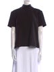 Rachel Comey Mock Neck Short Sleeve Top