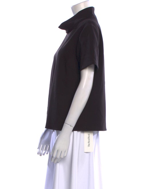 Rachel Comey Mock Neck Short Sleeve Top