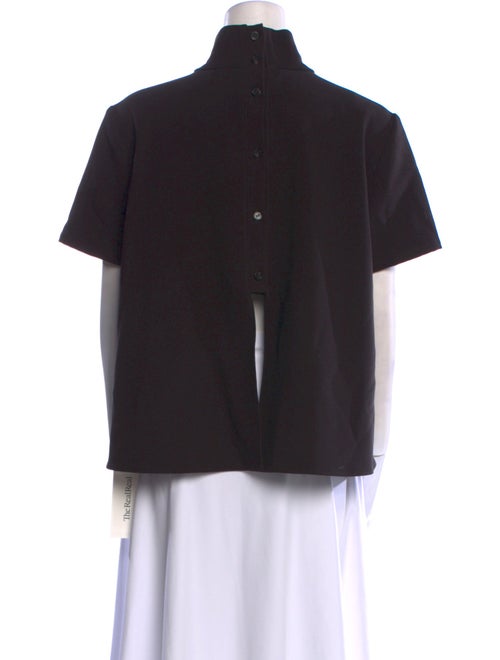 Rachel Comey Mock Neck Short Sleeve Top