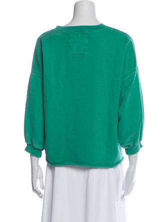 Rachel Comey Crew Neck Three-Quarter Sleeve Sweatshirt