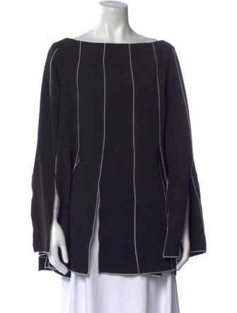Rachel Comey Striped Bateau Neckline Tunic