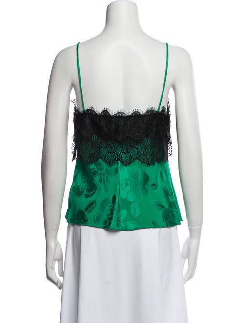 Rachel Comey Lace Pattern Square Neckline Top