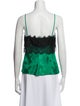 Rachel Comey Lace Pattern Square Neckline Top