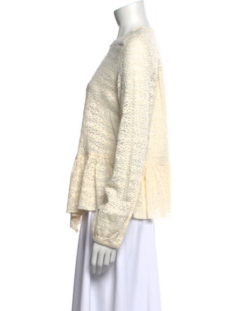 Rachel Comey V-Neck Long Sleeve Crop Top