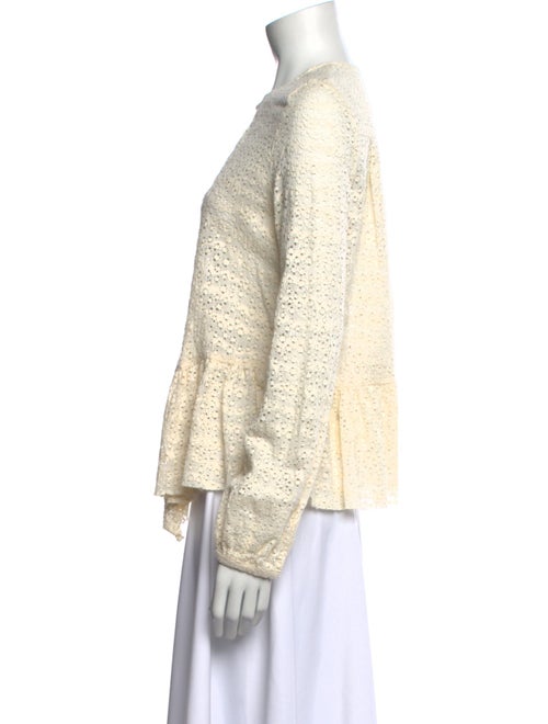 Rachel Comey V-Neck Long Sleeve Crop Top