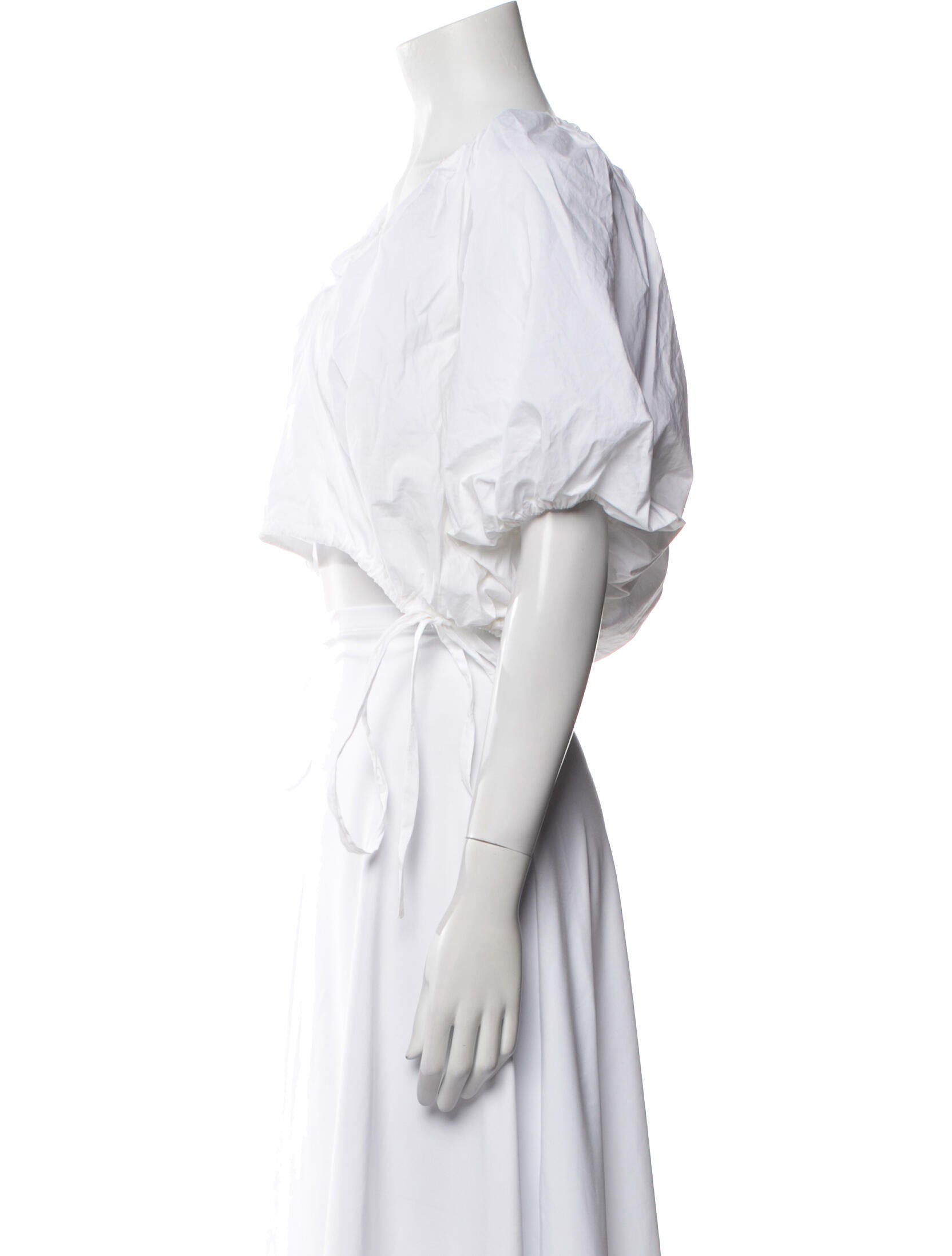 Rachel Comey Linen V-Neck Crop Top