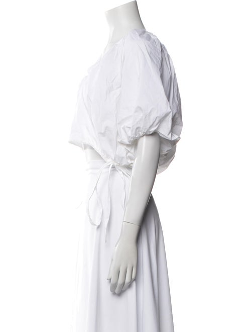 Rachel Comey Linen V-Neck Crop Top