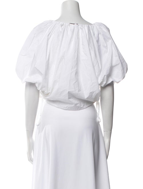 Rachel Comey Linen V-Neck Crop Top