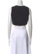Rachel Comey V-Neck Sleeveless Crop Top
