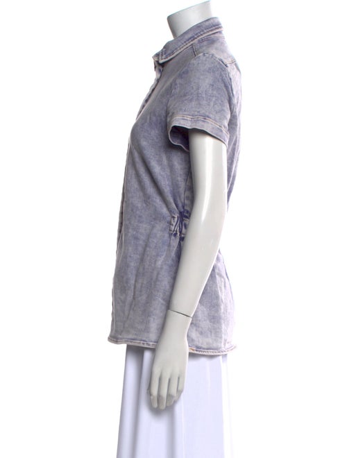 Rachel Comey Short Sleeve Button-Up Top