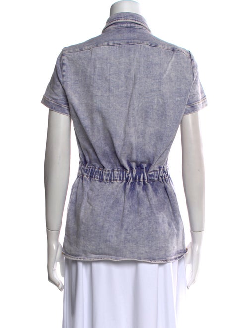 Rachel Comey Short Sleeve Button-Up Top