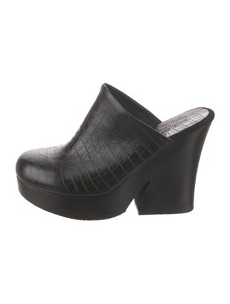 Rachel Comey Embossed Leather Mules